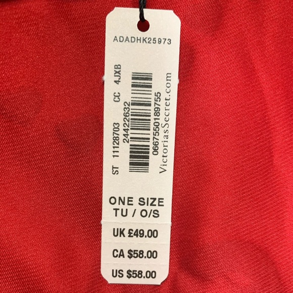 Victoria’s Secret Red Love Heart Robe - Picture 5 of 5